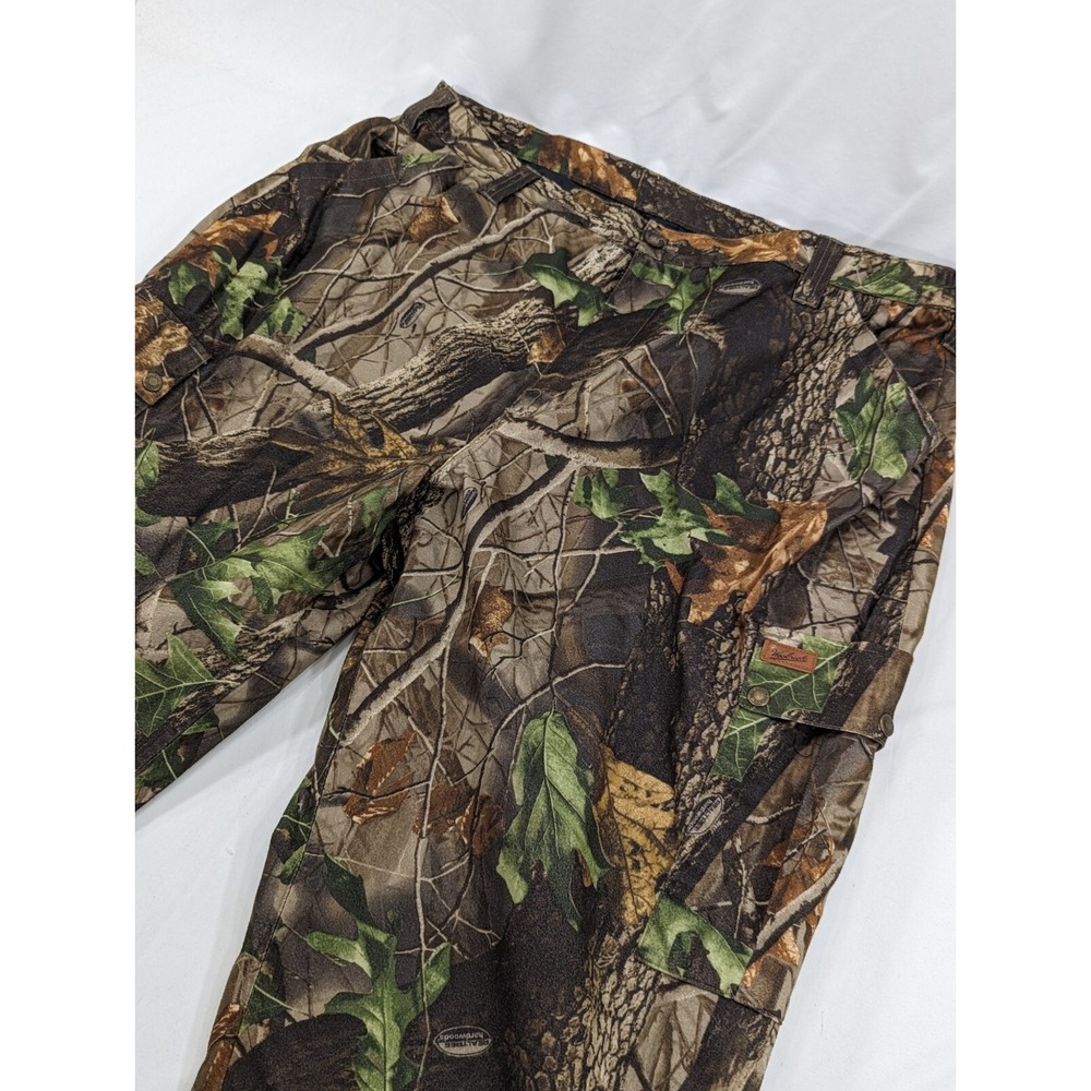 Woolrich Realtree Hardwood Camo Outdoor Lined Cargo‎ Pants  XXL 42x32 EUC